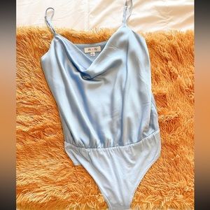 She + Sky cowl neck body suit